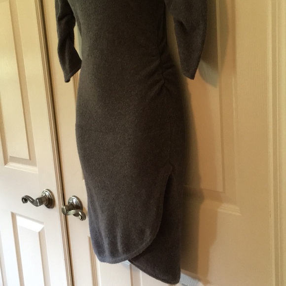 BCBG ruched fuzzy knit dress - Picture 2 of 8